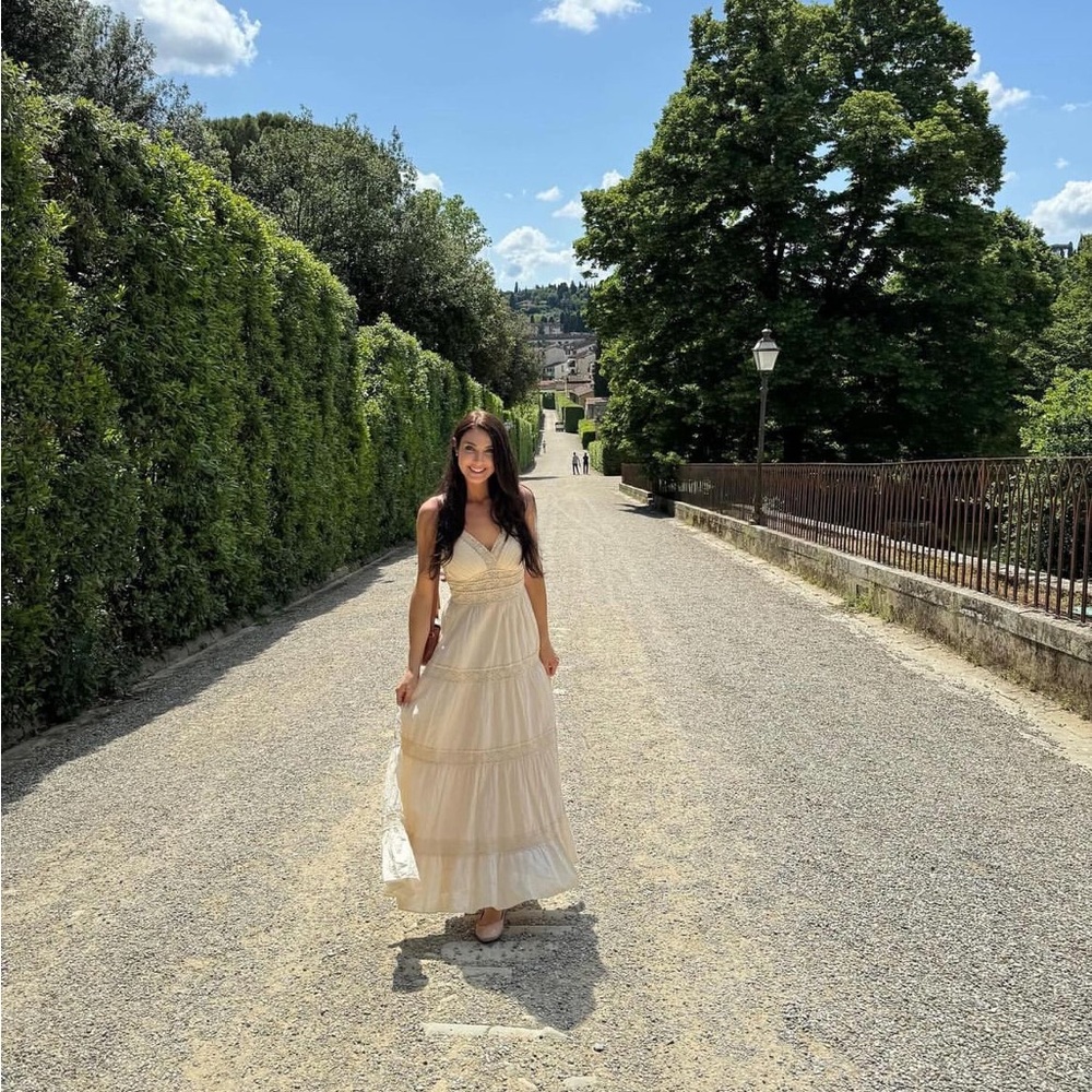 Alex Marie Beige Tuscany Dress